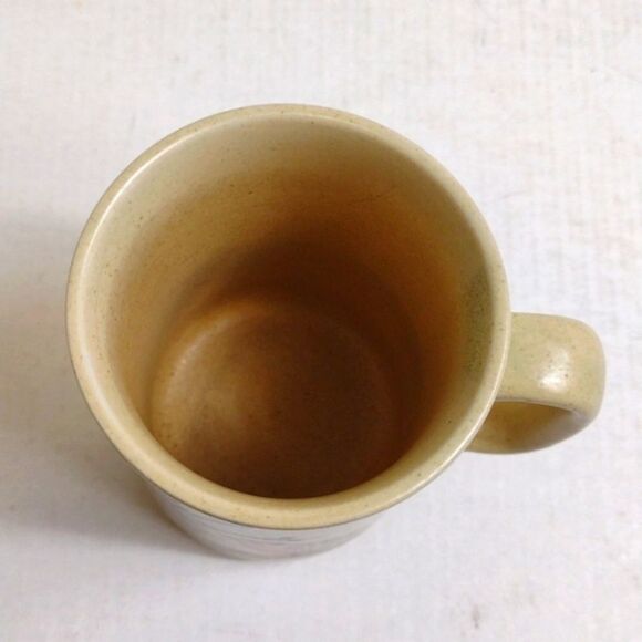 Vintage Coffee Mug Beige Robin Red Breast Pattern Cameron Korea - Picture 2 of 8